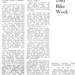 1981 - Bike Week Report
